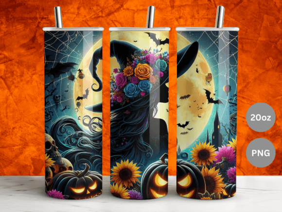 Wicked Witch 20oz Tumbler, Badass PNG